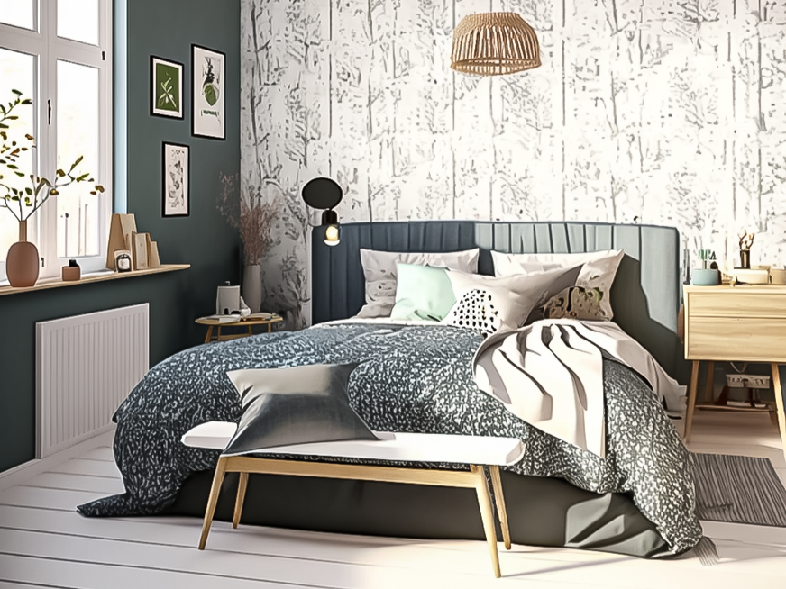 chambre parentale papier peint